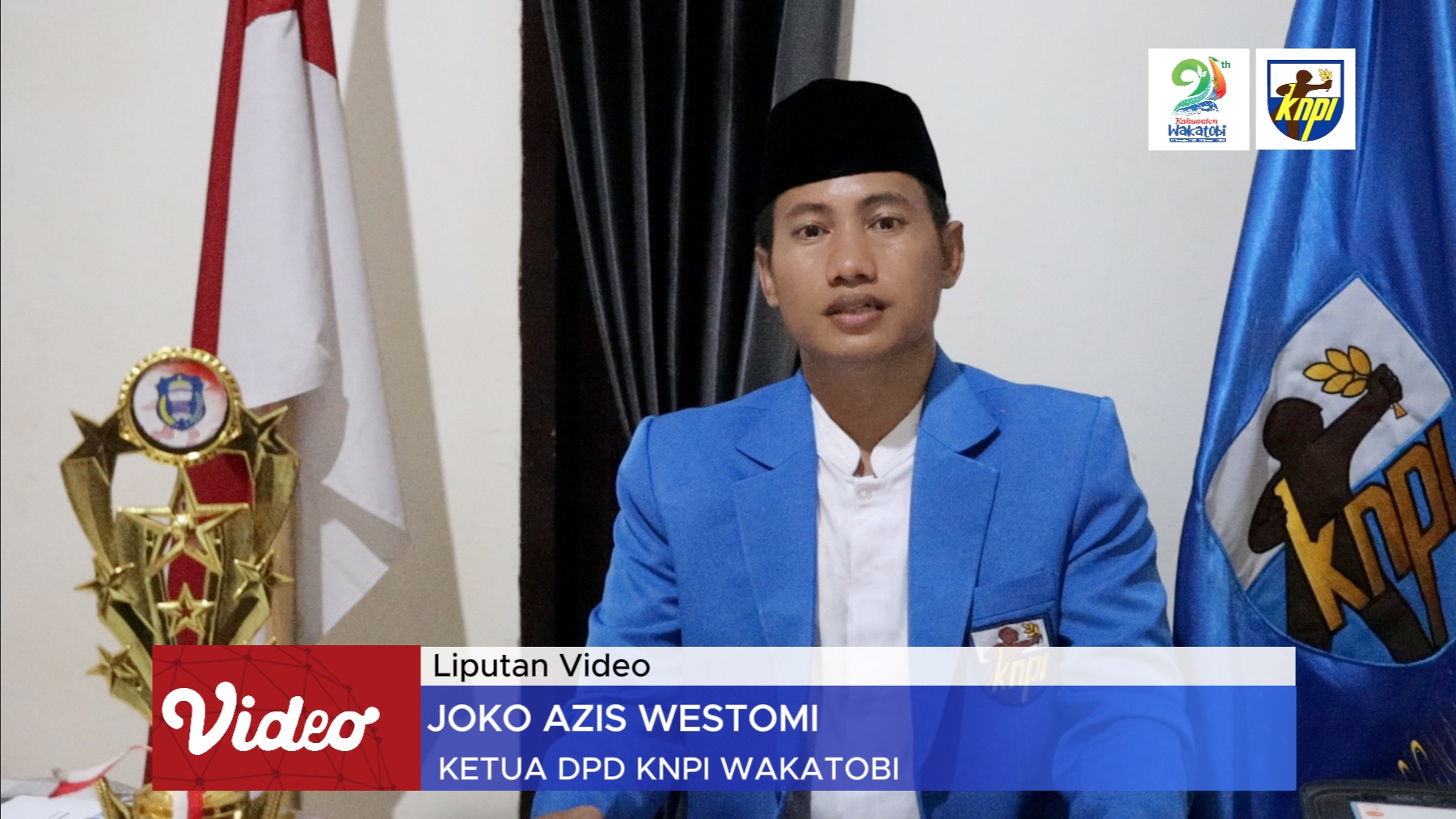 Ketua KNPI Wakatobi Sampaikan Ucapan HUT Wakatobi ke-21, Semangat Pemuda untuk Kemajuan Daerah